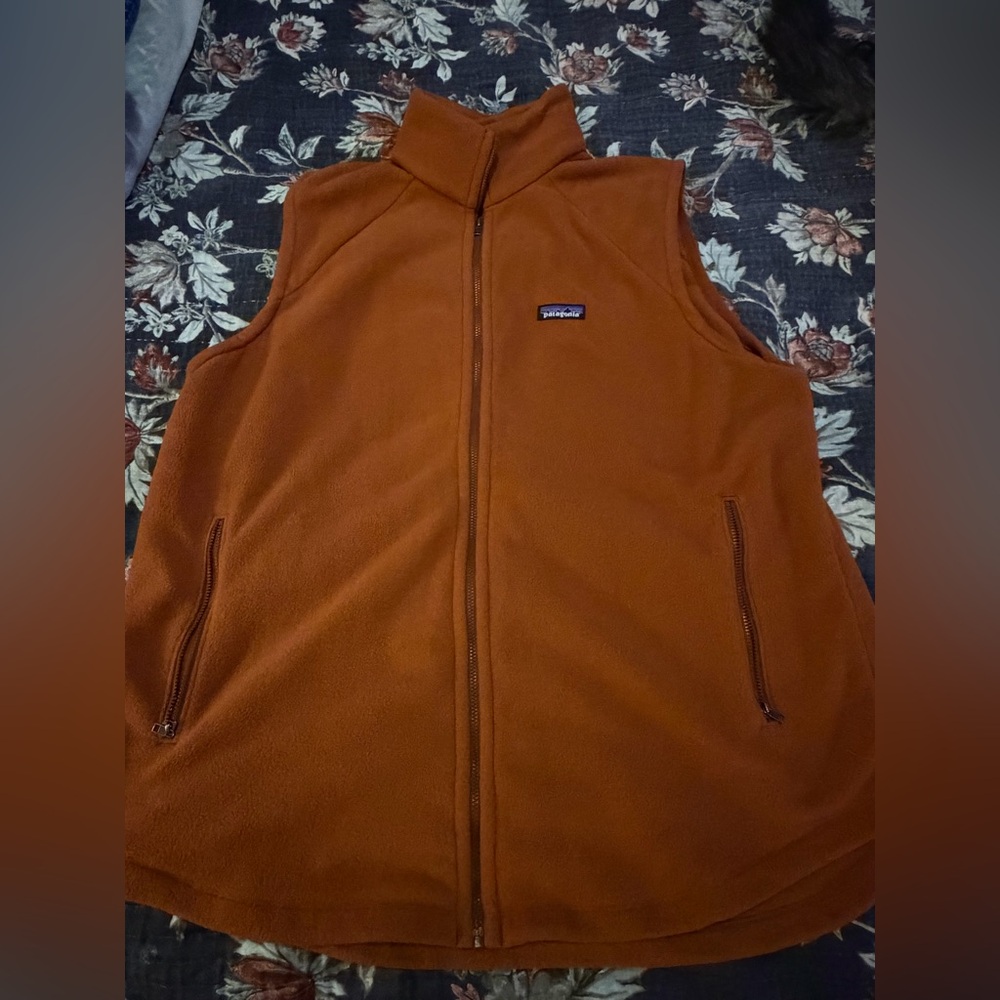 Patagonia Women’s Orange Fleece Vest